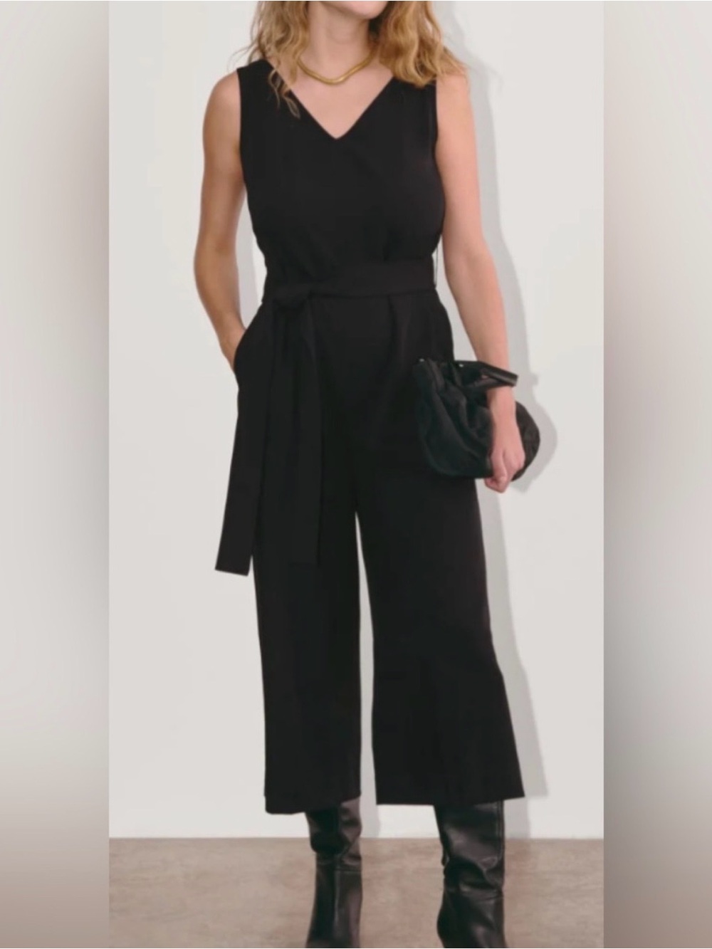 Everlane The Japanese GoWeave Essential Jumpsuit - Size 2